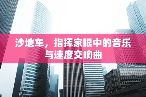 沙地车，指挥家眼中的音乐与速度交响曲
