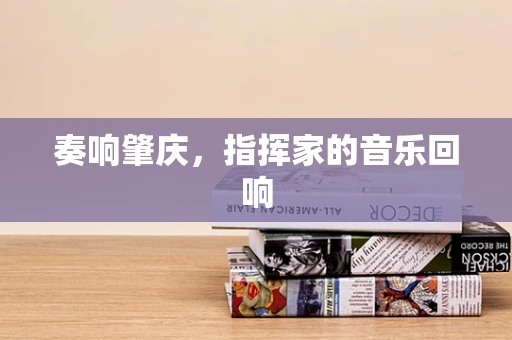 奏响肇庆，指挥家的音乐回响