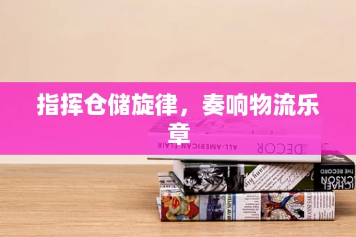 指挥仓储旋律，奏响物流乐章