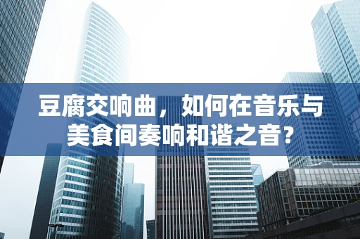豆腐交响曲，如何在音乐与美食间奏响和谐之音？
