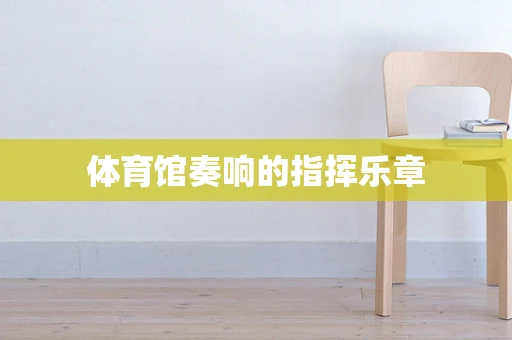 体育馆奏响的指挥乐章