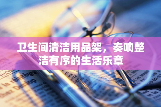 卫生间清洁用品架，奏响整洁有序的生活乐章