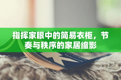 指挥家眼中的简易衣柜，节奏与秩序的家居缩影