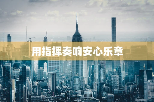 用指挥奏响安心乐章
