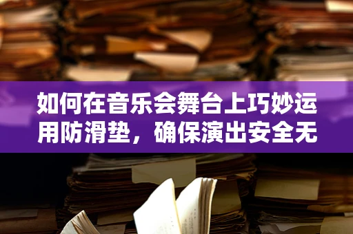如何在音乐会舞台上巧妙运用防滑垫，确保演出安全无虞？