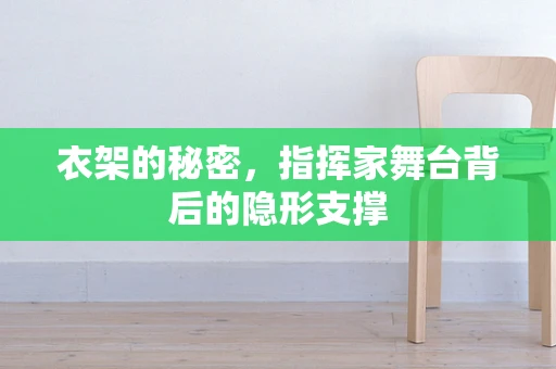 衣架的秘密，指挥家舞台背后的隐形支撑