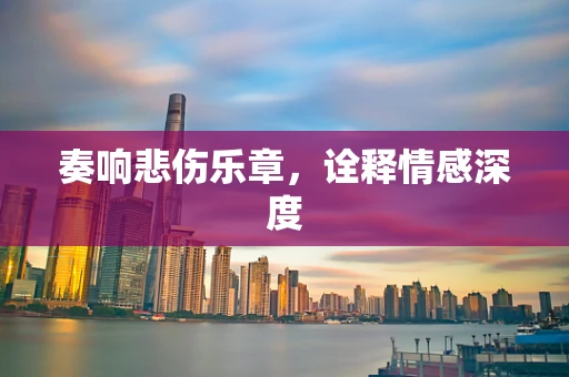 奏响悲伤乐章，诠释情感深度