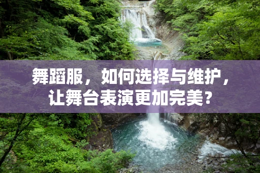 舞蹈服，如何选择与维护，让舞台表演更加完美？