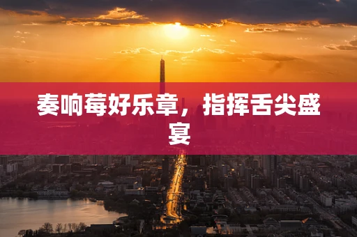奏响莓好乐章，指挥舌尖盛宴