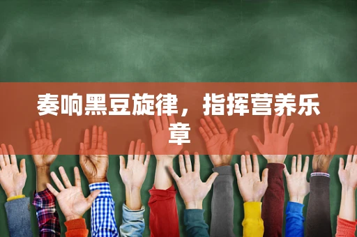 奏响黑豆旋律，指挥营养乐章