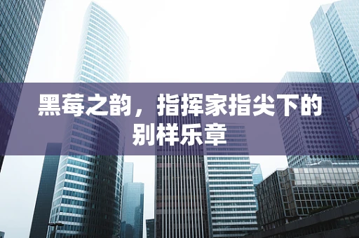黑莓之韵，指挥家指尖下的别样乐章