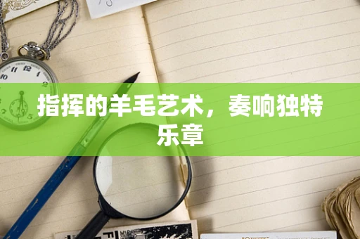 指挥的羊毛艺术，奏响独特乐章
