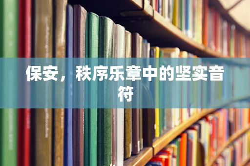 保安，秩序乐章中的坚实音符