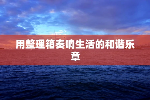 用整理箱奏响生活的和谐乐章