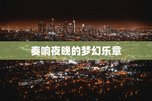 奏响夜晚的梦幻乐章