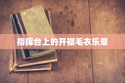 指挥台上的开襟毛衣乐章