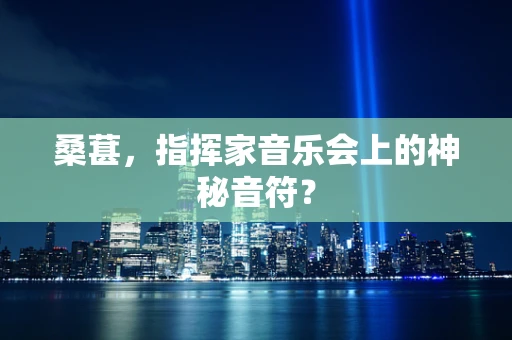 桑葚，指挥家音乐会上的神秘音符？