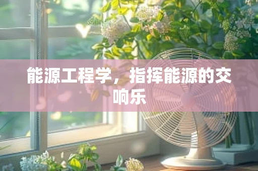 能源工程学，指挥能源的交响乐