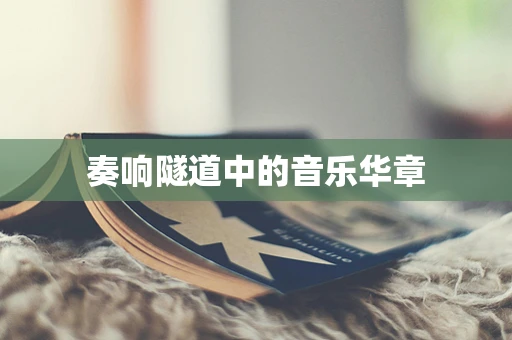 奏响隧道中的音乐华章