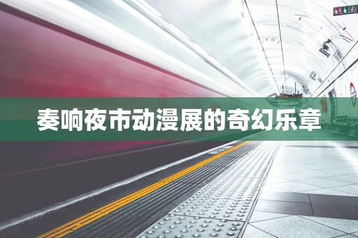 奏响夜市动漫展的奇幻乐章