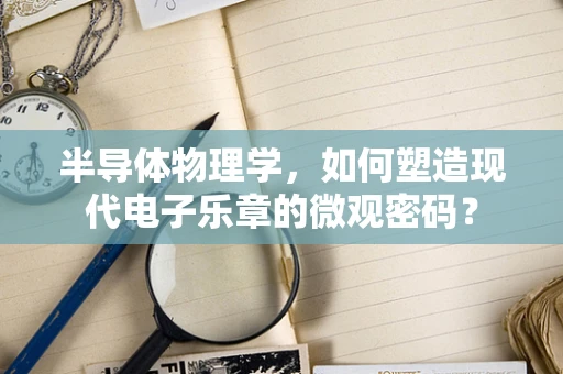 半导体物理学，如何塑造现代电子乐章的微观密码？
