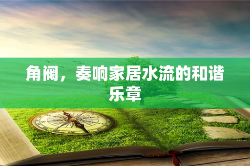 角阀，奏响家居水流的和谐乐章