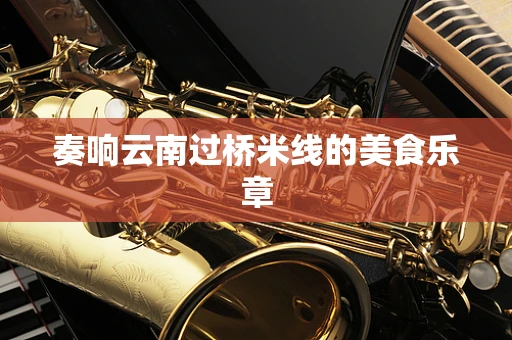 奏响云南过桥米线的美食乐章