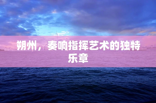 朔州，奏响指挥艺术的独特乐章