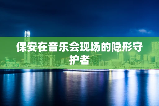 保安在音乐会现场的隐形守护者
