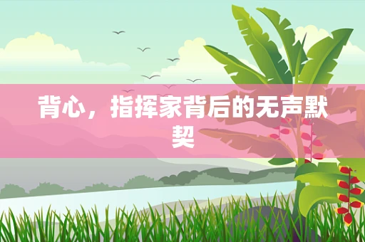 背心，指挥家背后的无声默契