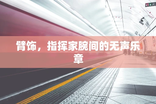 臂饰，指挥家腕间的无声乐章