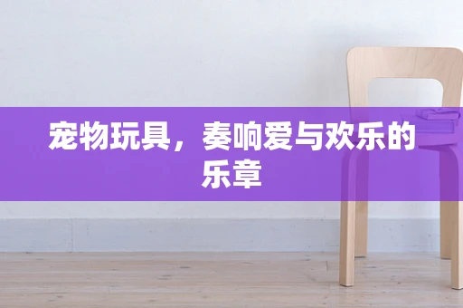 宠物玩具，奏响爱与欢乐的乐章