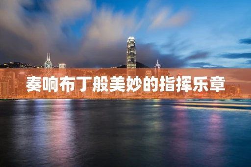 奏响布丁般美妙的指挥乐章