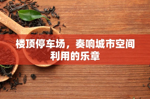 楼顶停车场，奏响城市空间利用的乐章