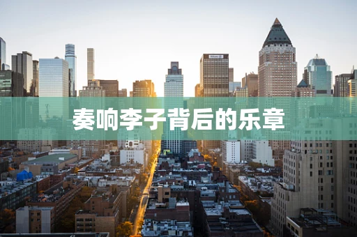 奏响李子背后的乐章