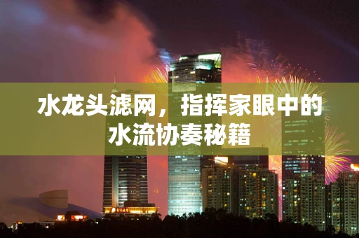 水龙头滤网，指挥家眼中的水流协奏秘籍