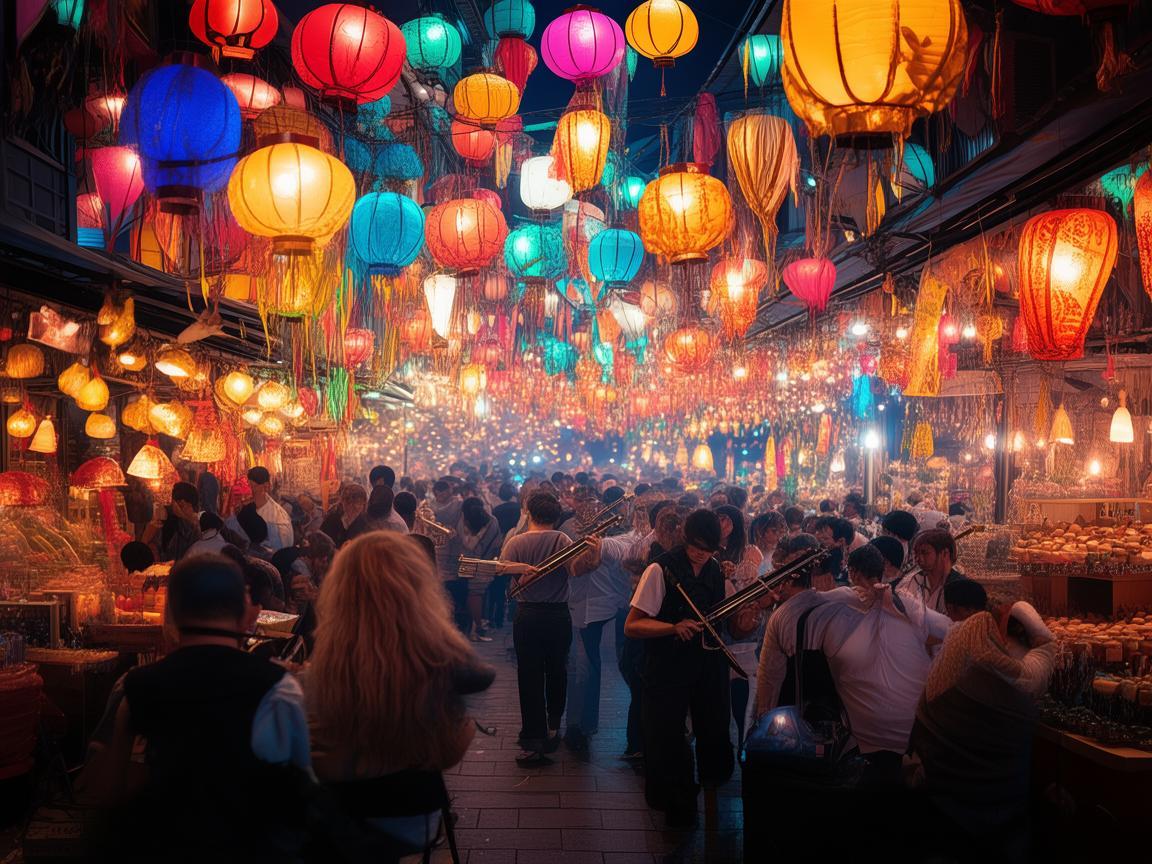 夜市中的交响，如何用音乐点亮市集氛围？