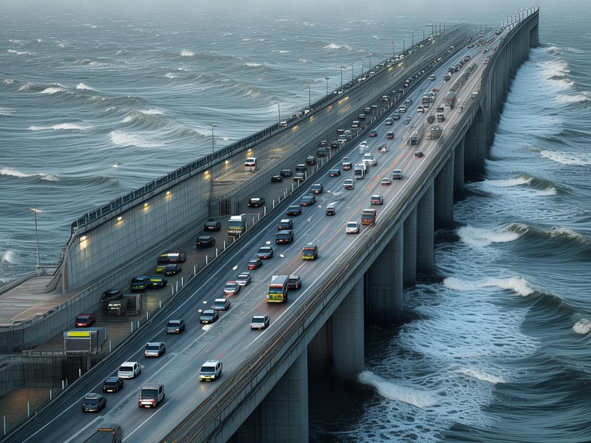 跨海隧道，车辆通行的宏伟乐章