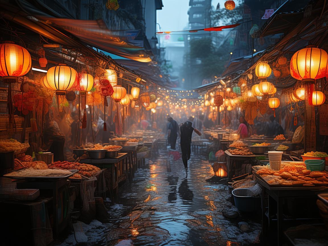 夜市摊的交响，如何用音乐营造氛围？