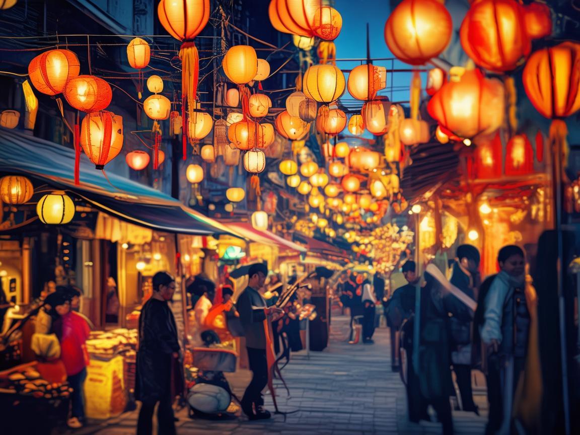 奏响夜市街的独特乐章