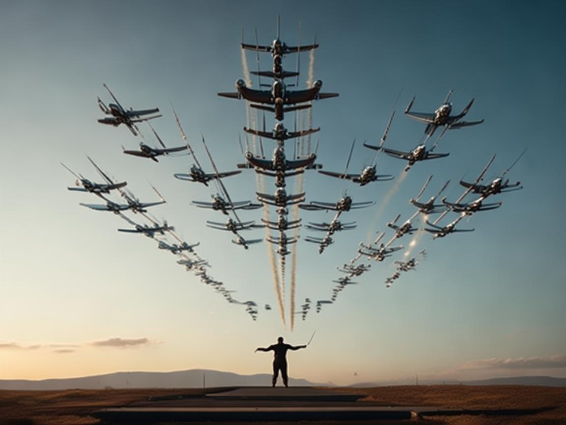 飞机交响曲，如何精准指挥空中编队？