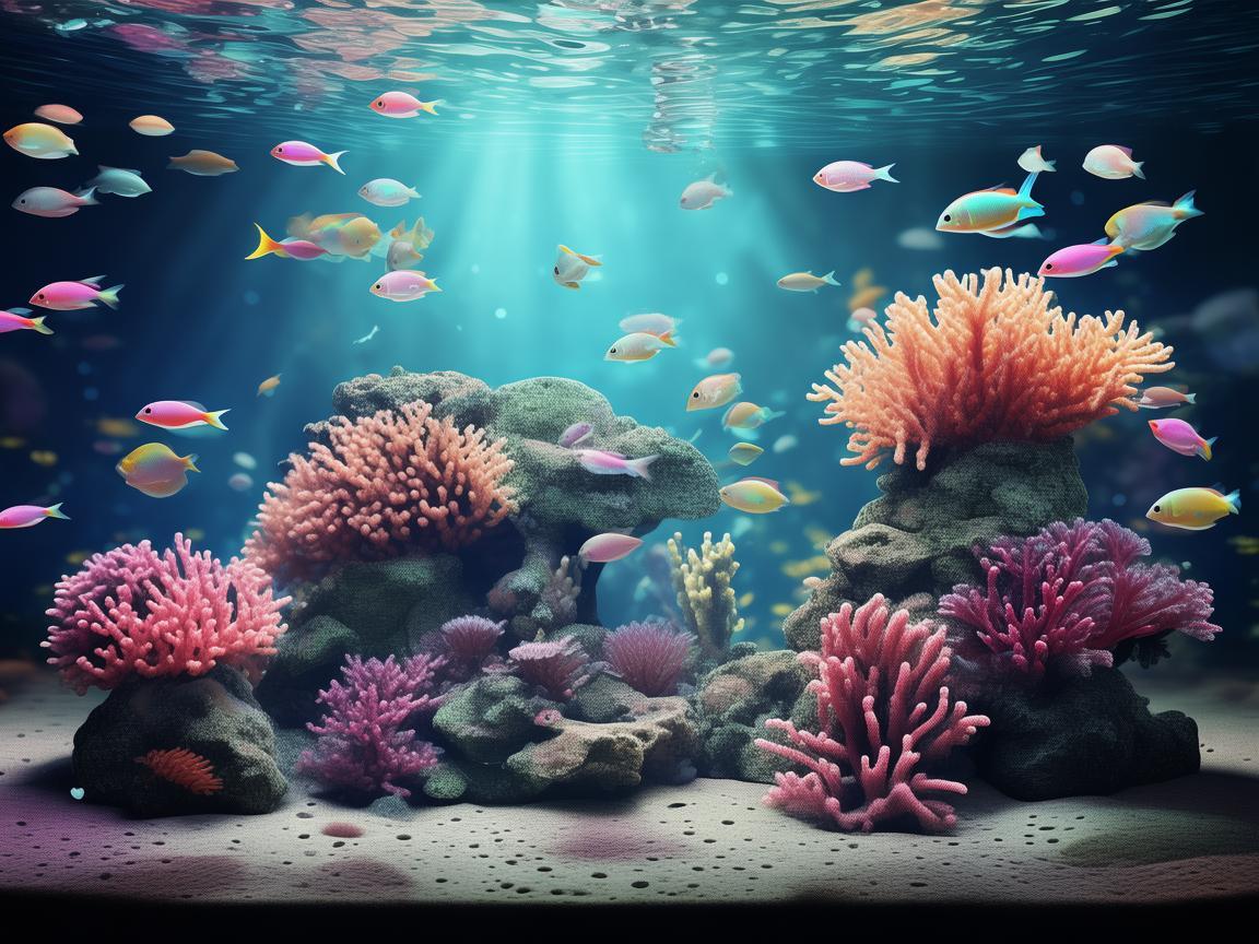 水族馆展区，奏响水下生命乐章