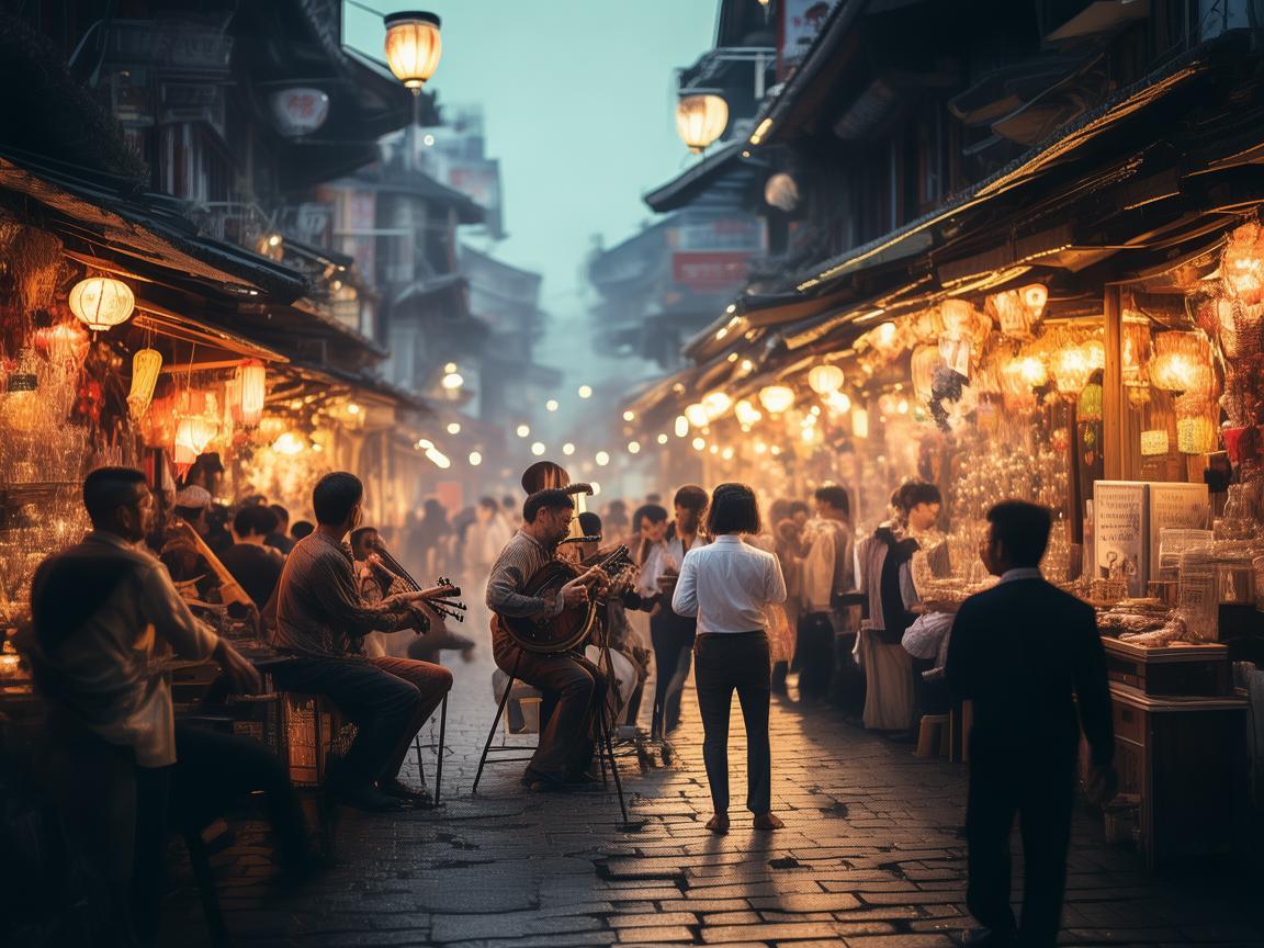 夜市音乐，如何用旋律点亮城市烟火？