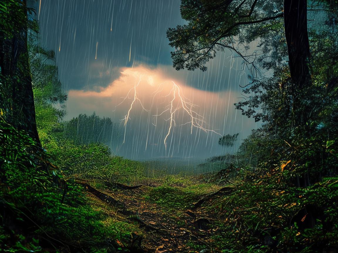 雷电奏响的自然乐章