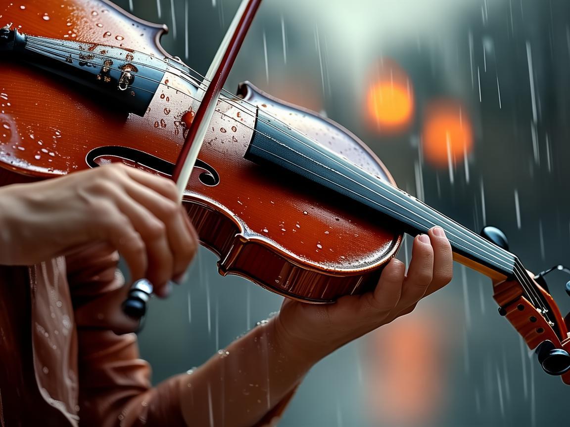 雨中奏响的激情乐章