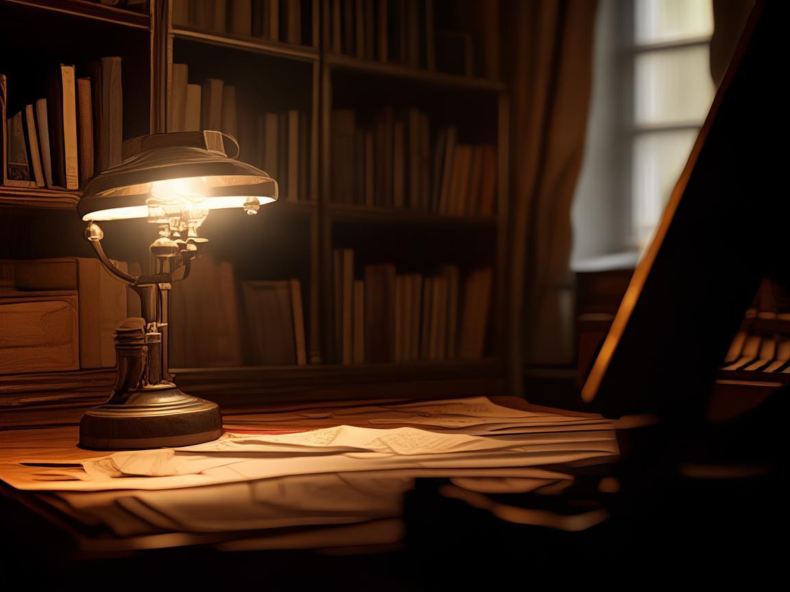 书房台灯，指挥灵感乐章的隐秘光源