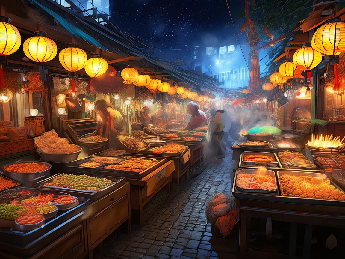 奏响夜市美食节的欢乐乐章