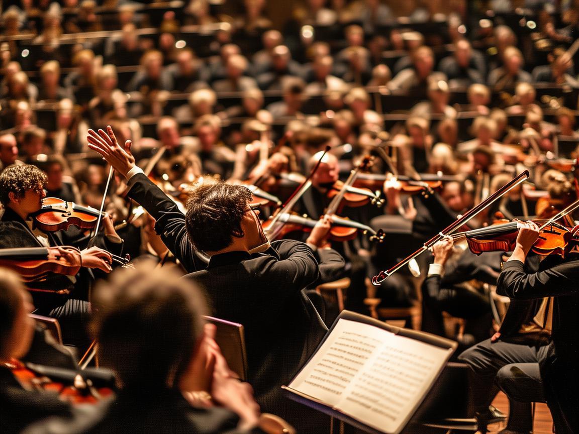 奏响兴奋的指挥乐章