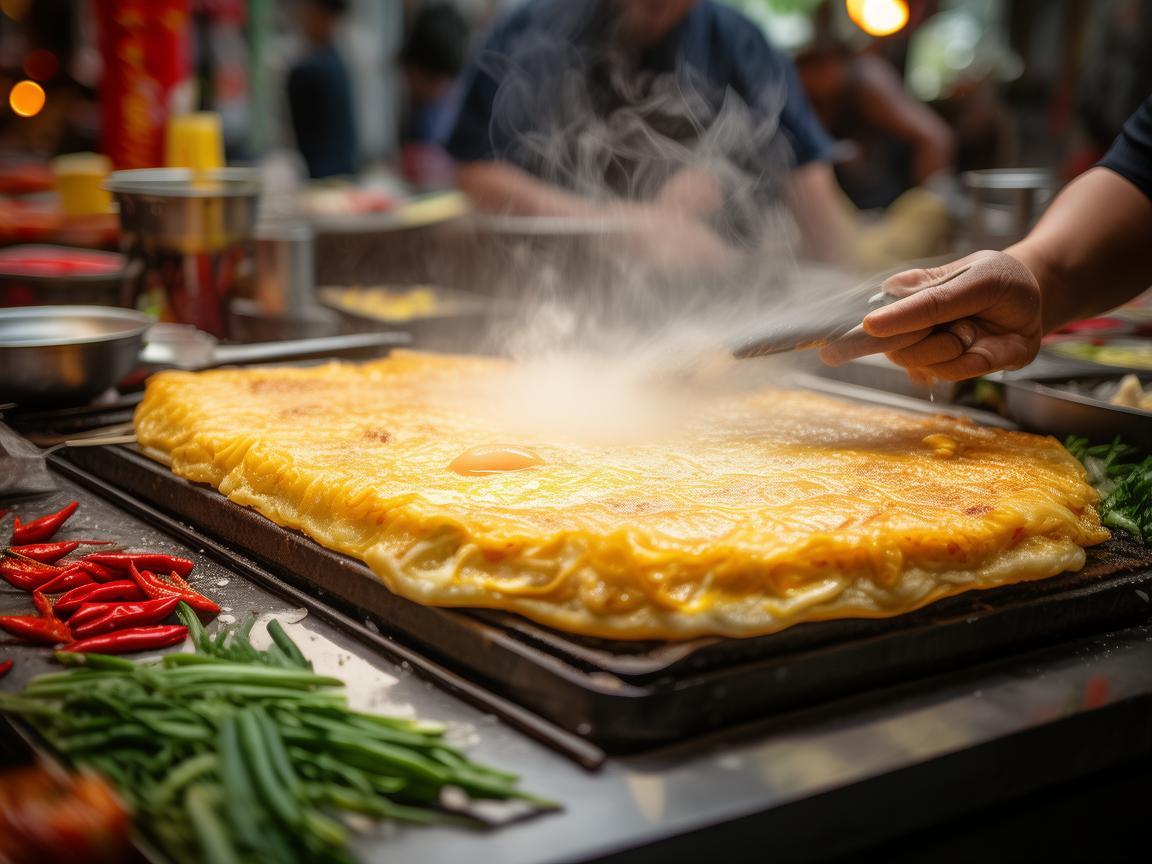 奏响鸡蛋灌饼的美食乐章