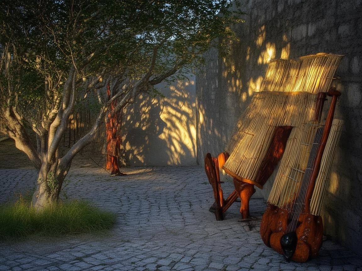 庭院中的指挥艺术，奏响自然与心灵的乐章